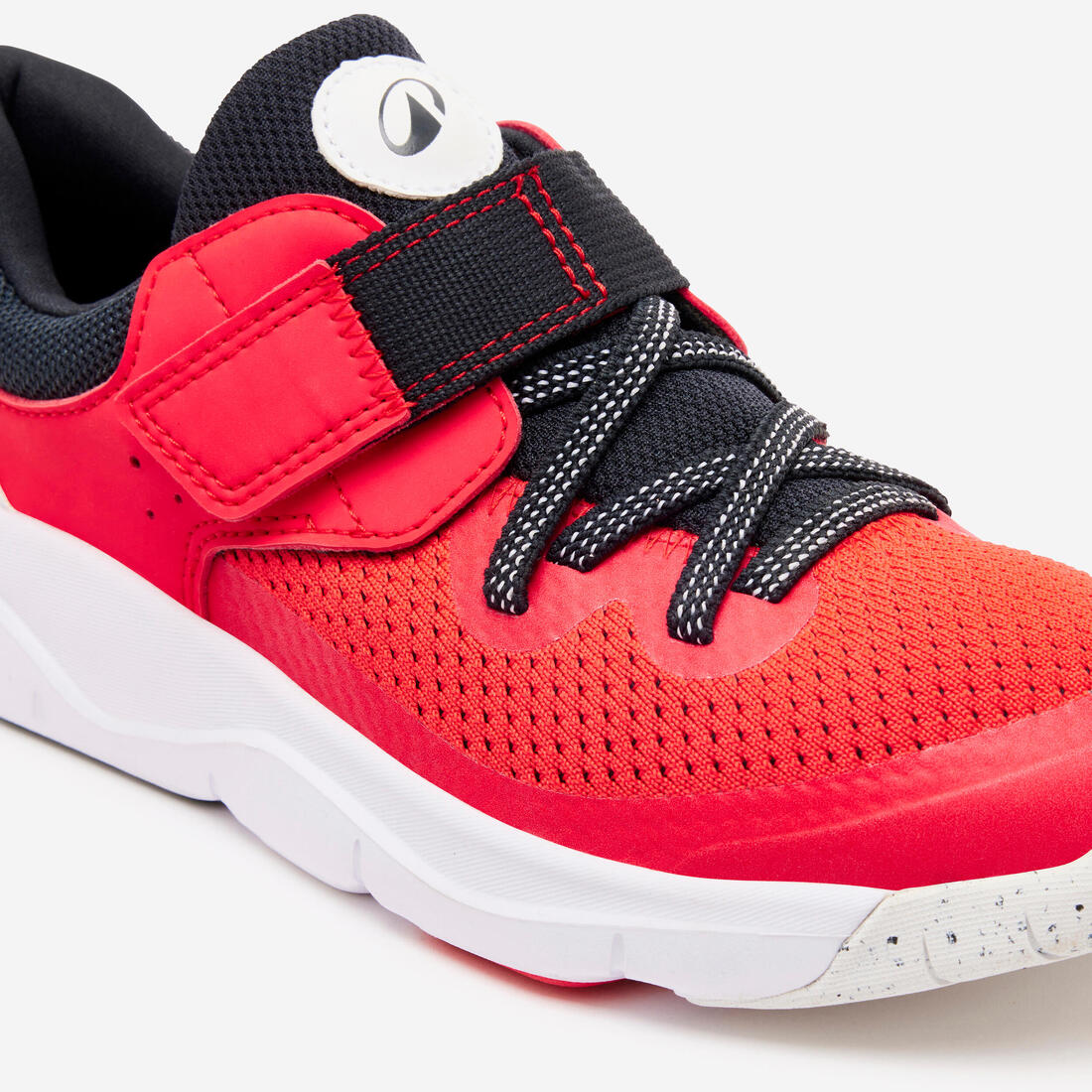 Chaussures de sport à scratch légères enfant, Playful Fast noir et