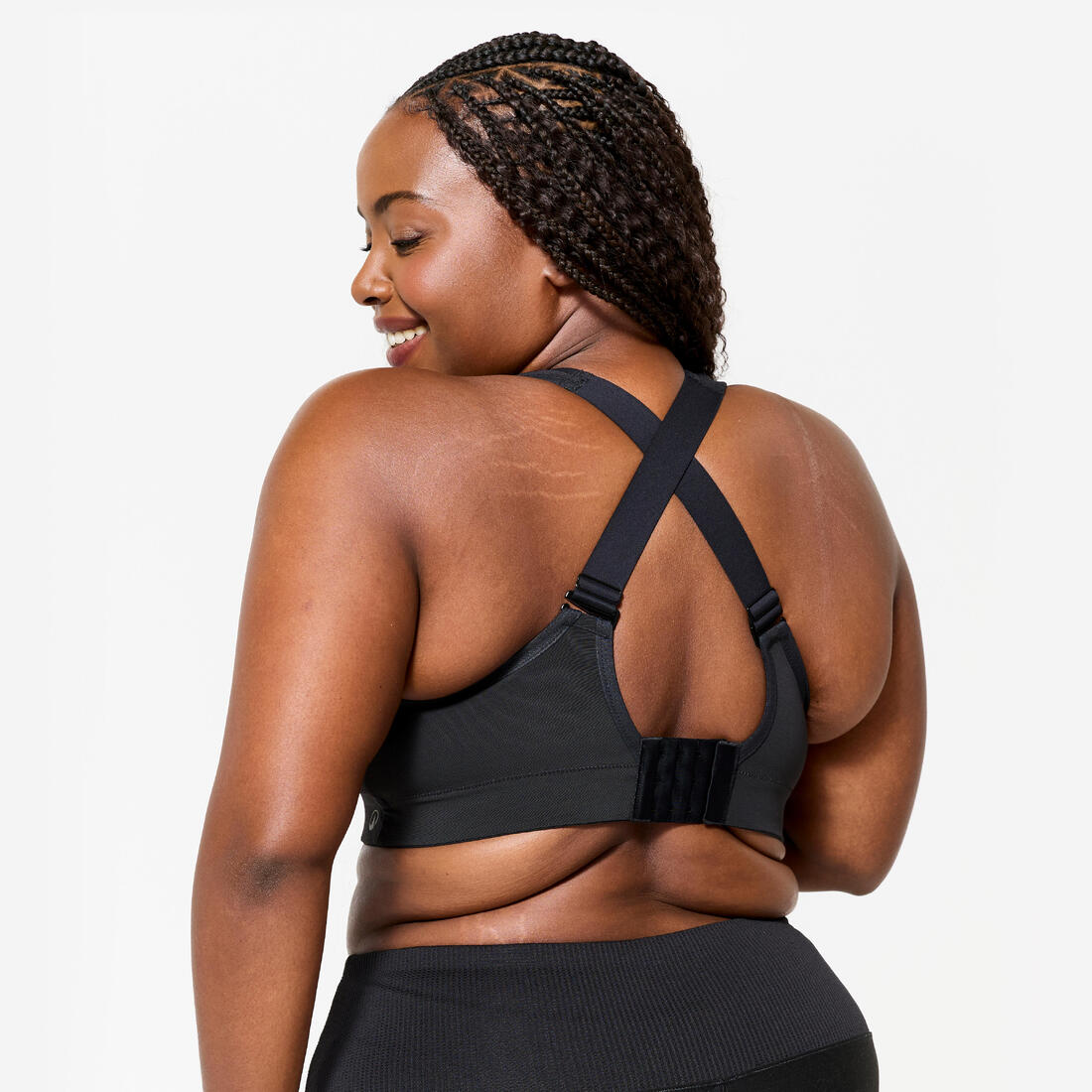 Soutien gorge bonnets E à H bretelles croisables maintien fort femme