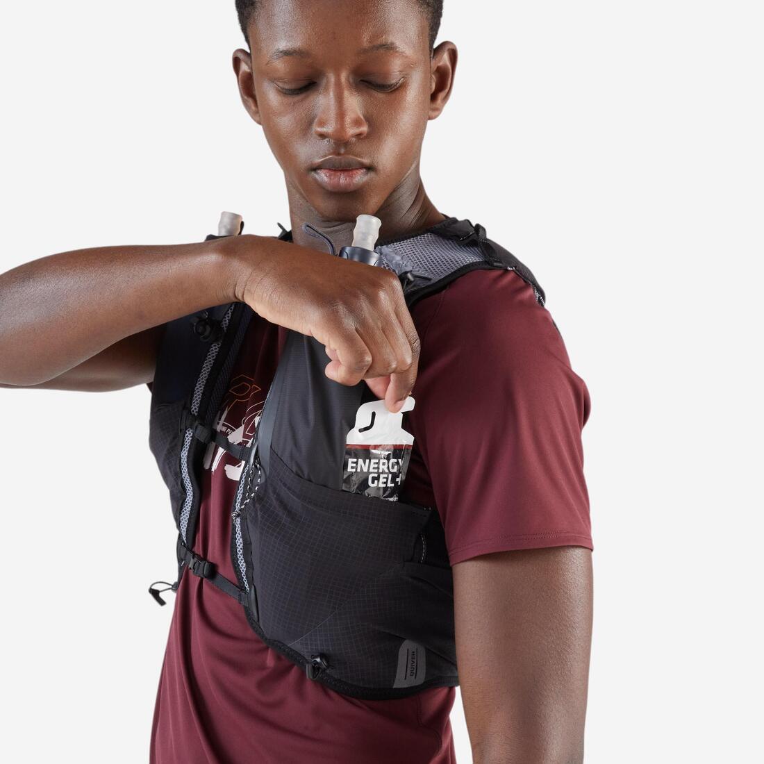 Sac trail running 10l mixte - vendu avec poche à eau 1l