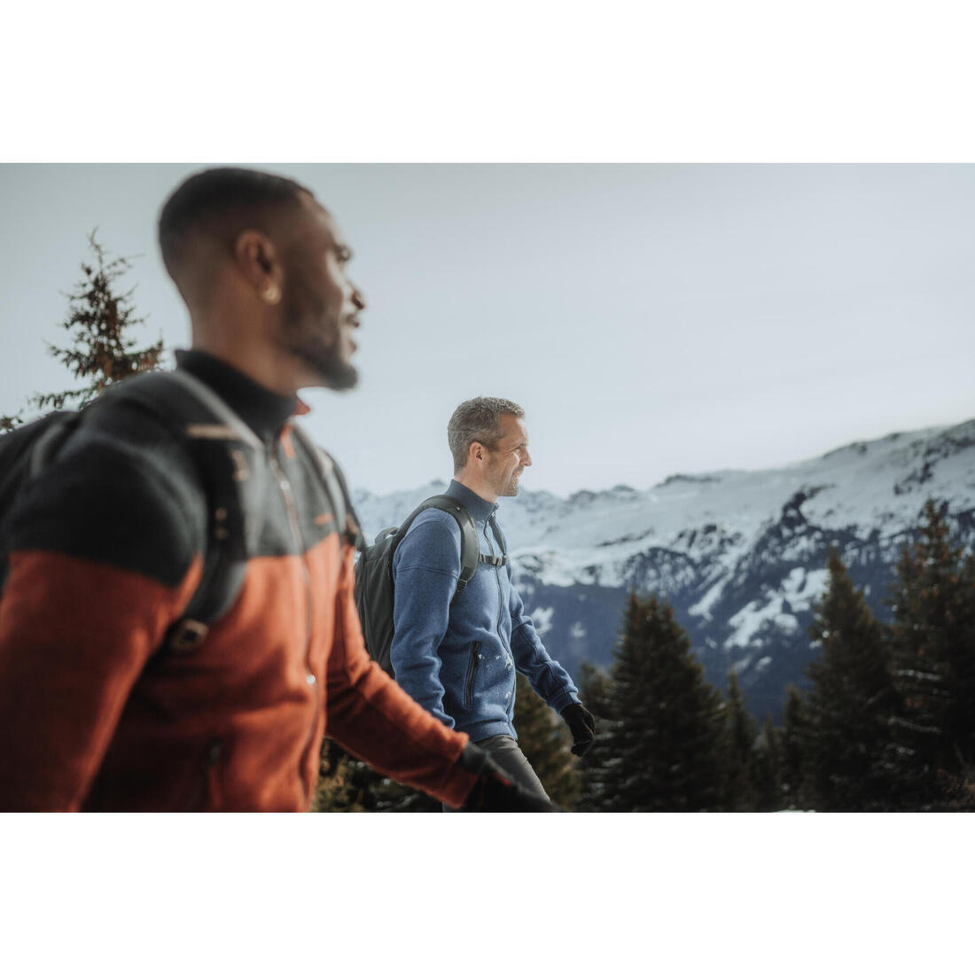 Polaire chaude de randonnée homme, NH100