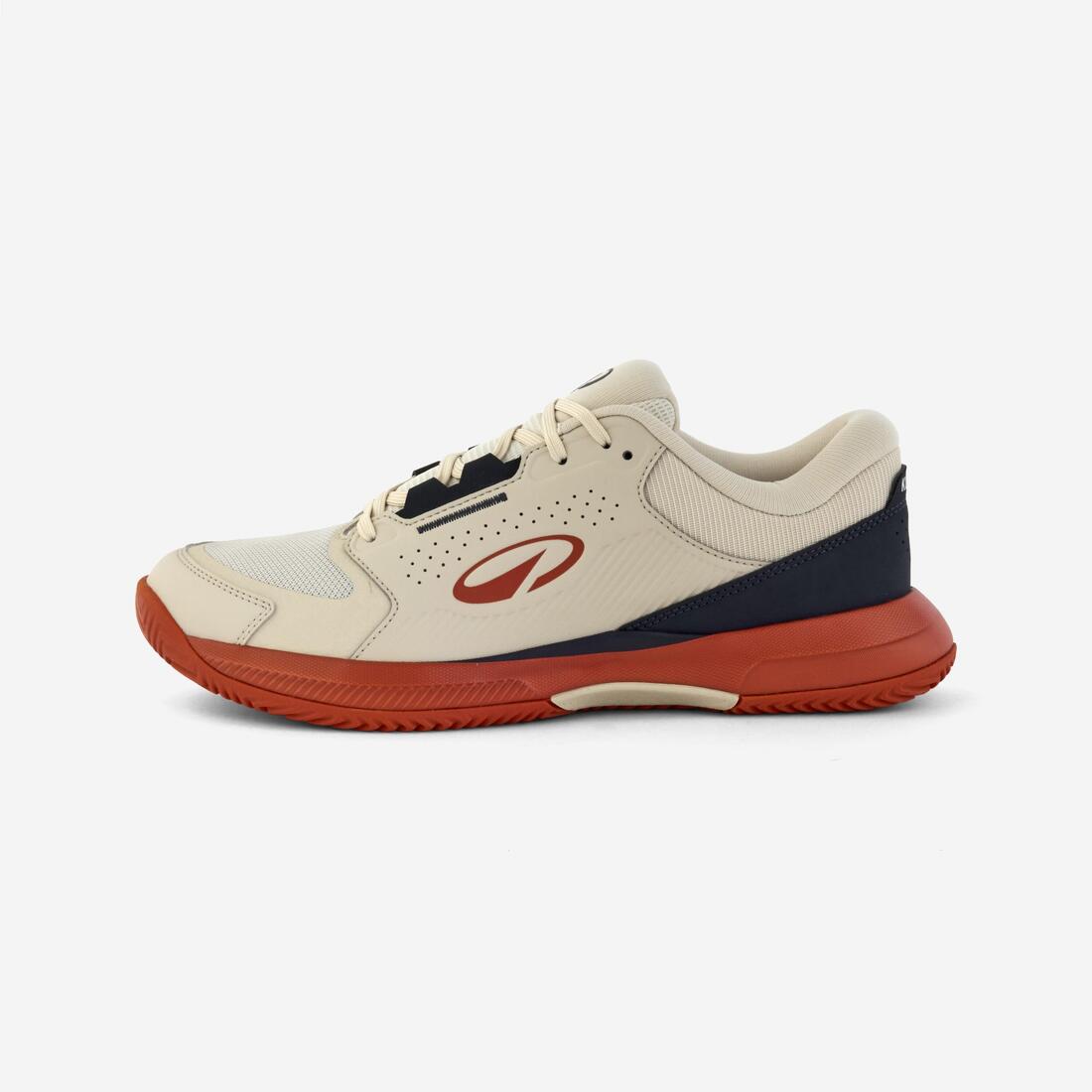 Chaussures de tennis terre battue adulte, Comfort beige