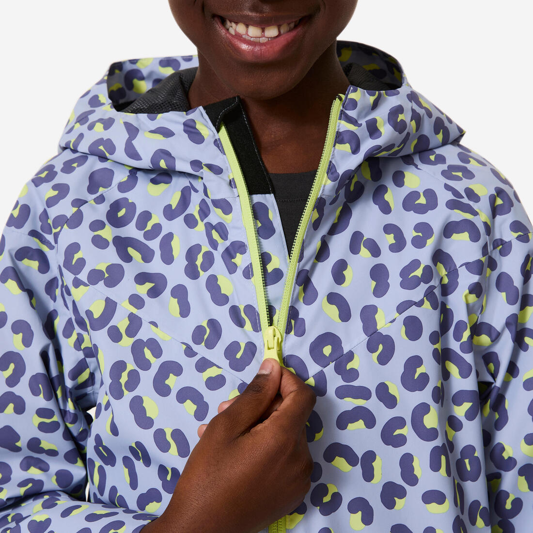 Veste imperméable de randonnée enfant, MH500 tw