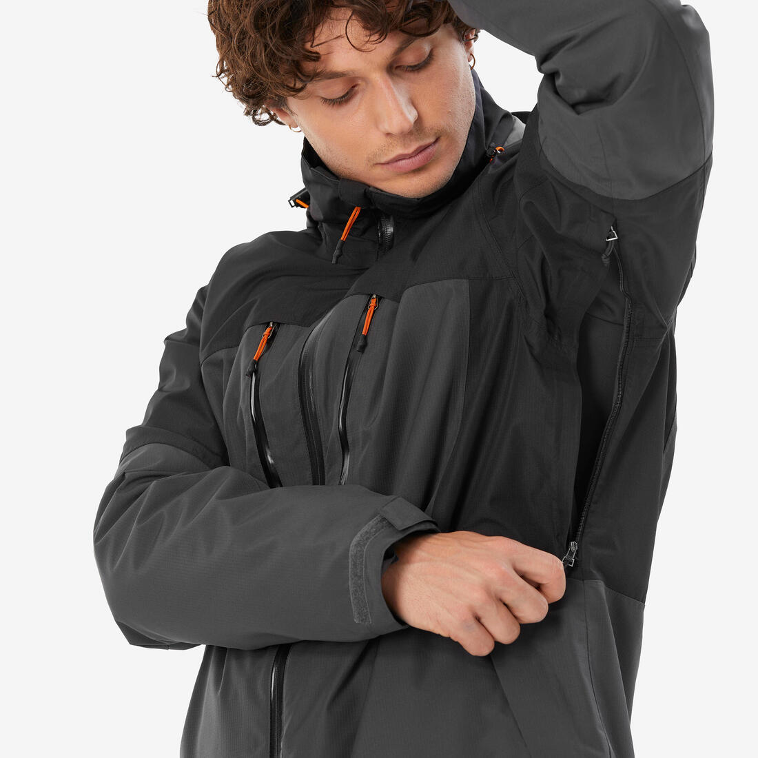 Veste 3en1 de randonnée -10°C imperméable homme, MH500 Mountain