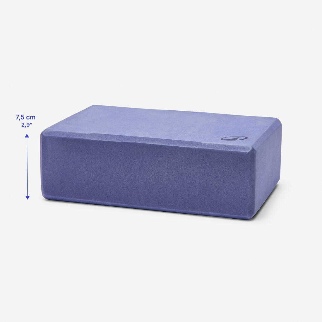 Brique de yoga en mousse, acajou