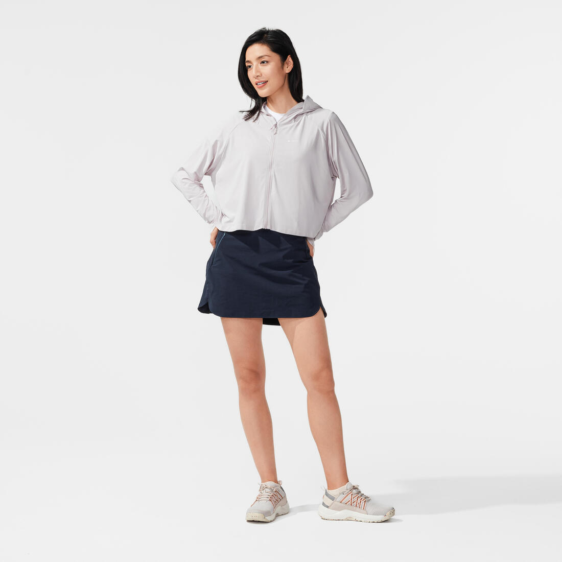 Jupe short de randonnée - nh500 - femme