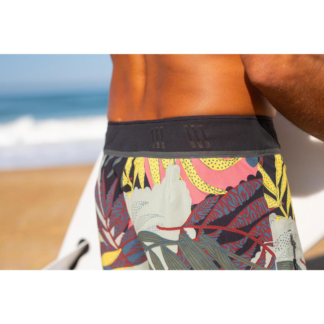 Surf Boardshort Long 900 Grungy Pink.