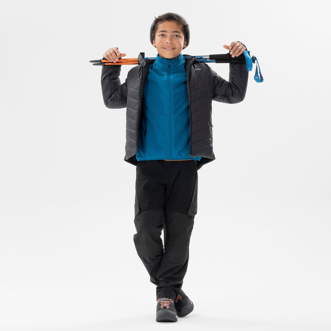 Doudoune de randonnée chaude enfant 7-15 ans, MH 500