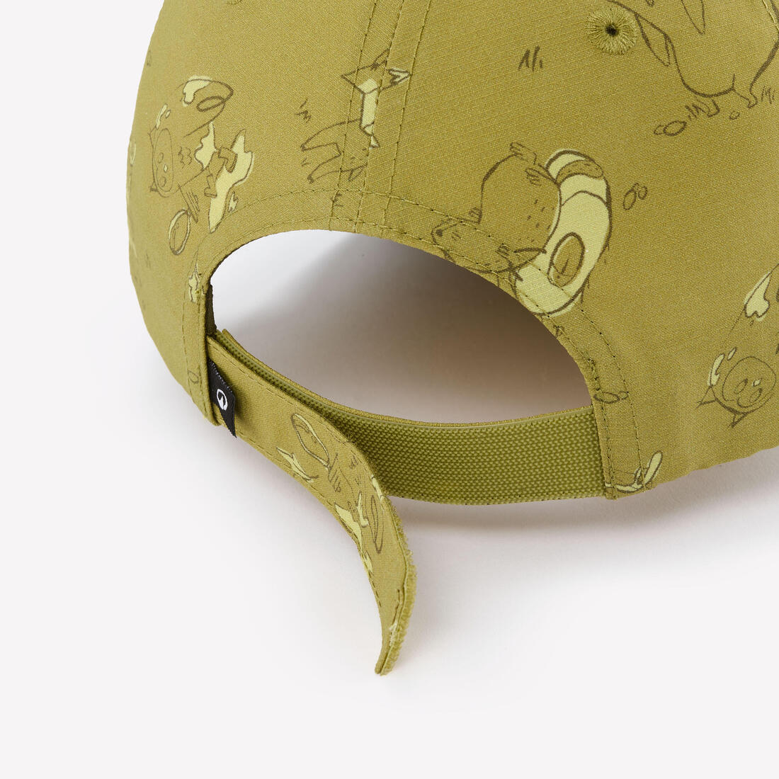 Casquette de randonnée enfant, MH100 kid beige bleue