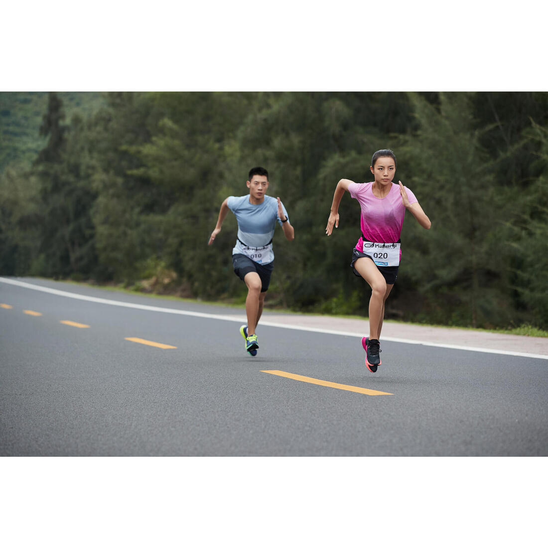CEINTURE PORTE DOSSARD POUR COMPETITION DE RUNNING COURTE DISTANCE AU MARATHON