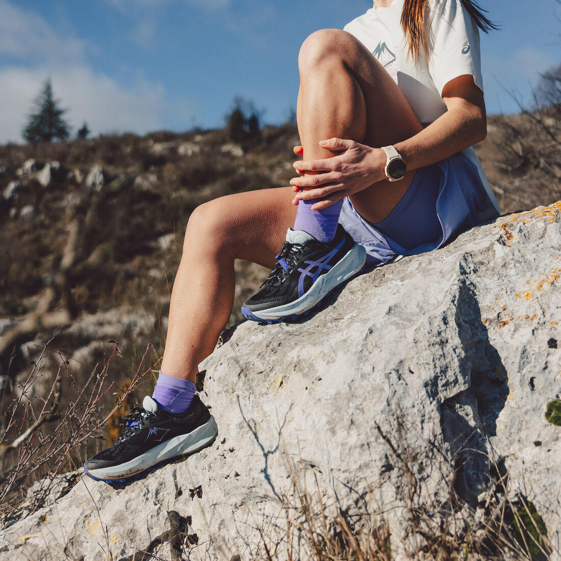 Chaussures de running trail femme, Asics trabuco 14