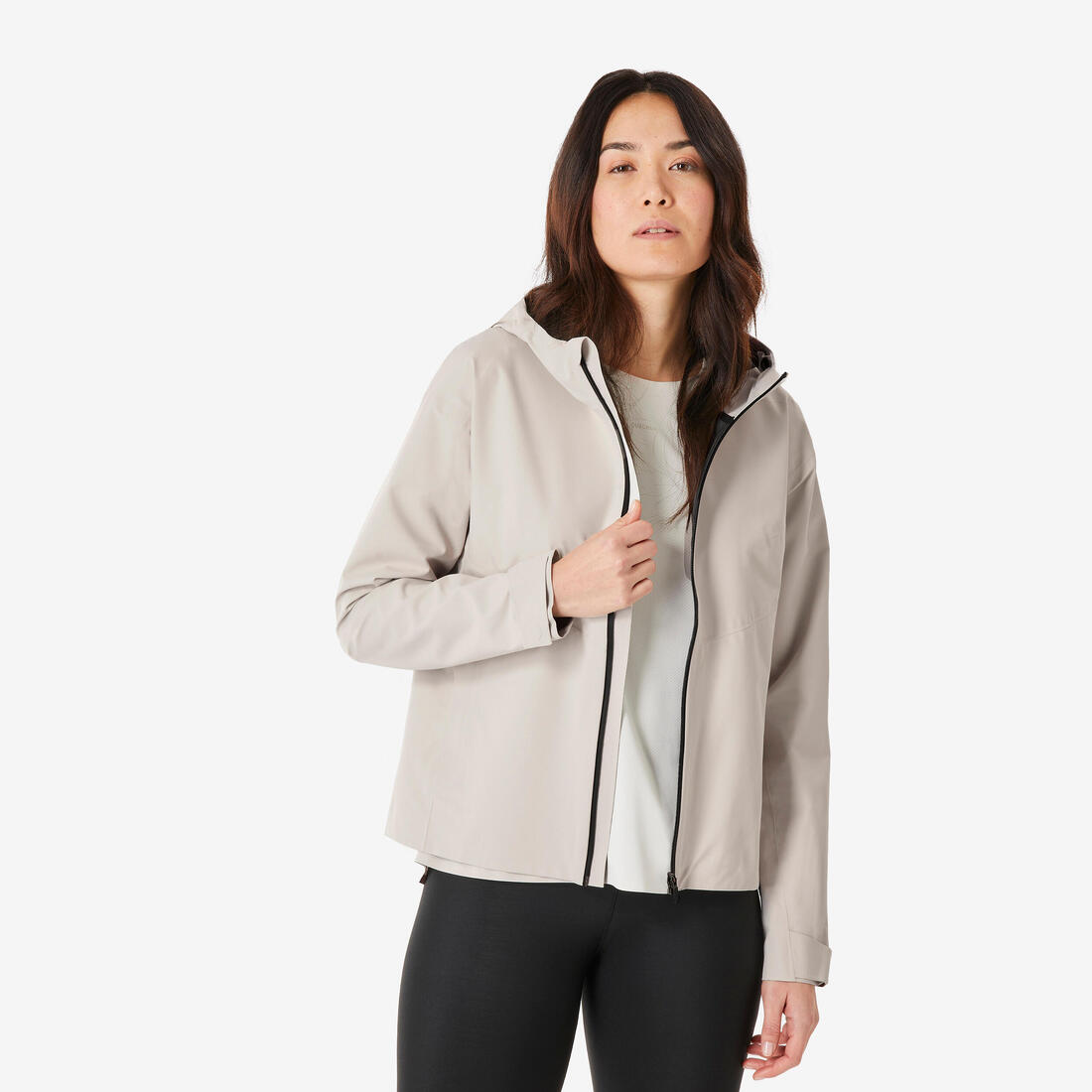 Veste de randonnée imperméable femme, MH100