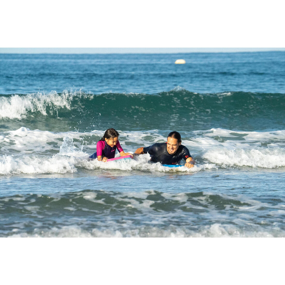 Bodyboard 100 avec leash poignet