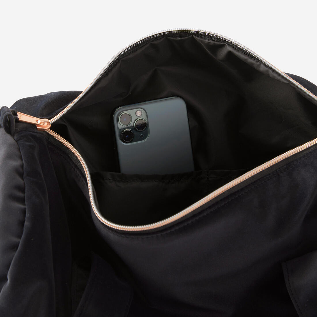 Sac de danse en velours noir 15L - fille