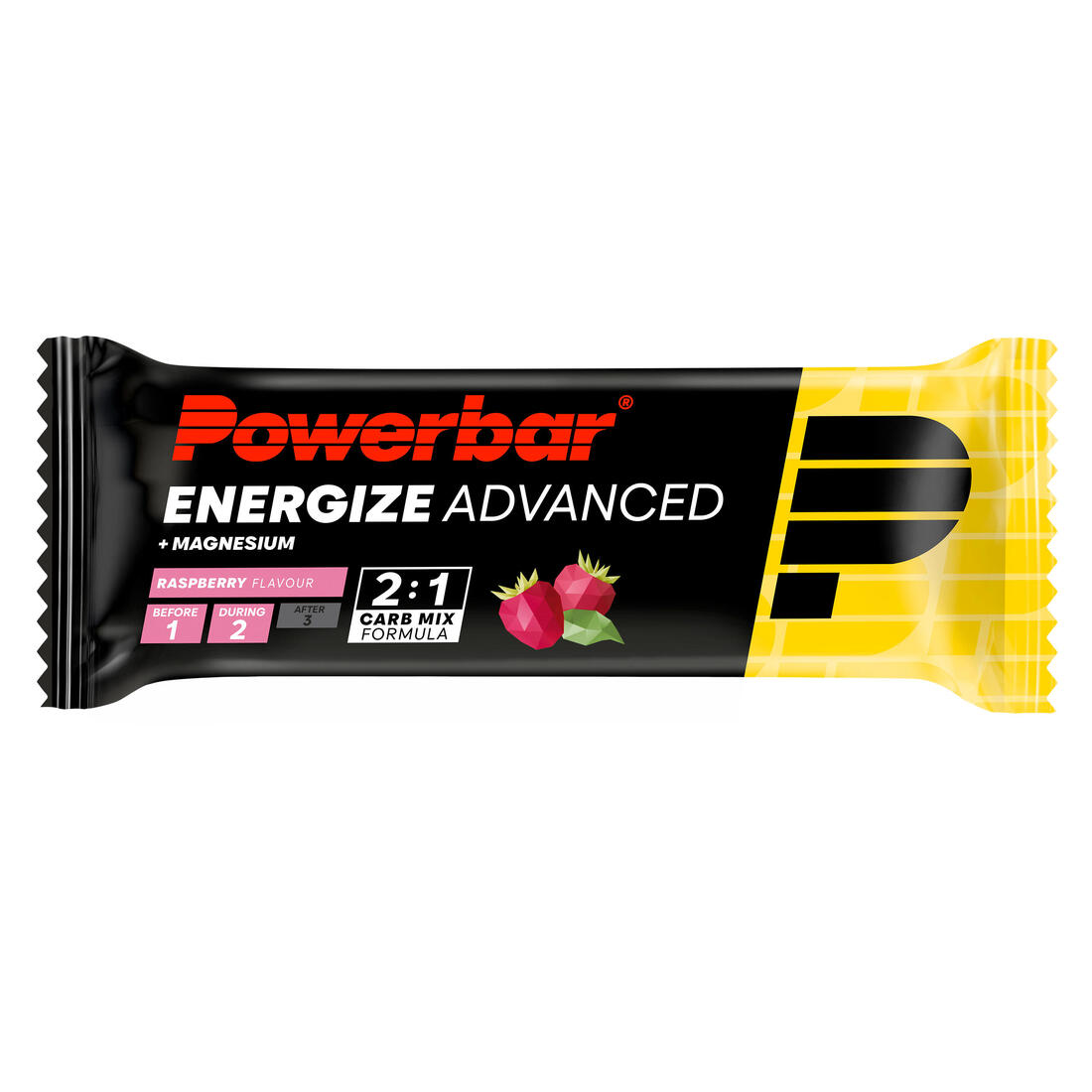 Barre Energétique Energize C2max Powerbar Framboise 3x55G