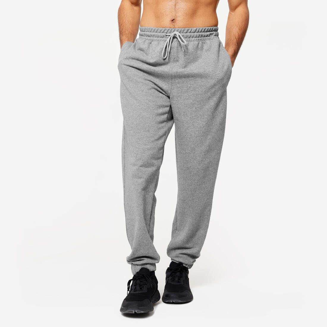 Pantalon jogging fitness regular homme
