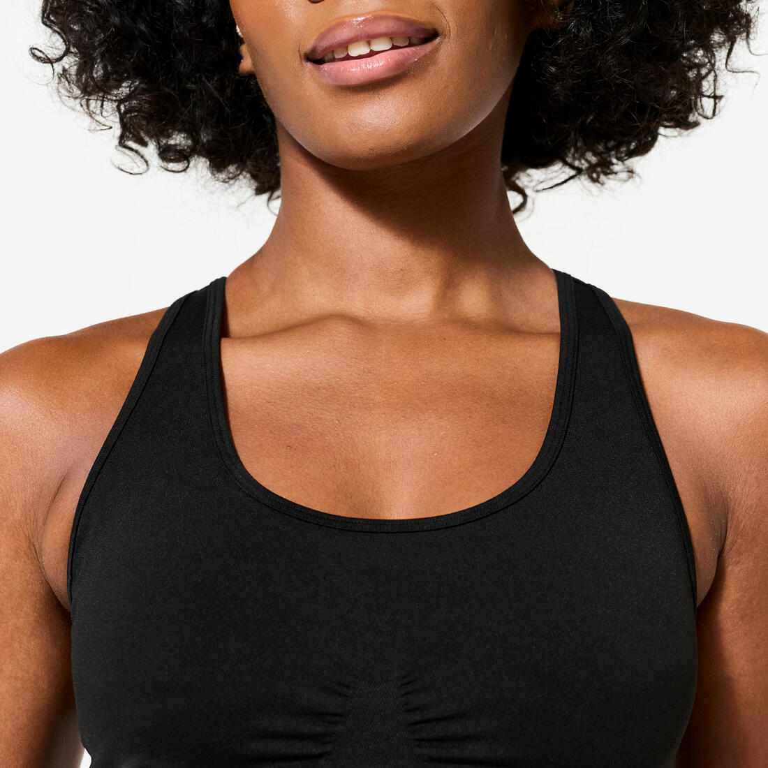 Brassière bretelles croisées maintien léger Femme
