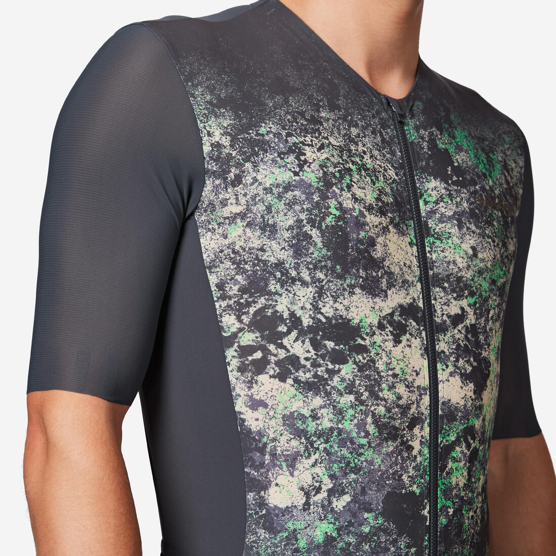 Maillot manches courtes de vélo route longue distance unisexe, EDR ULTRA