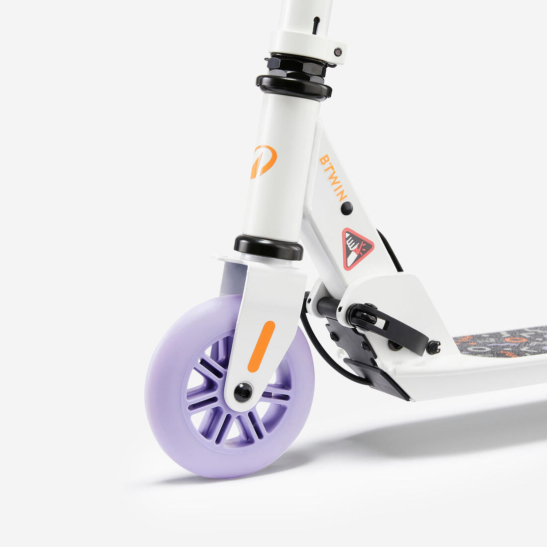 Trottinette enfant play 5 avec frein - Blanche Violette