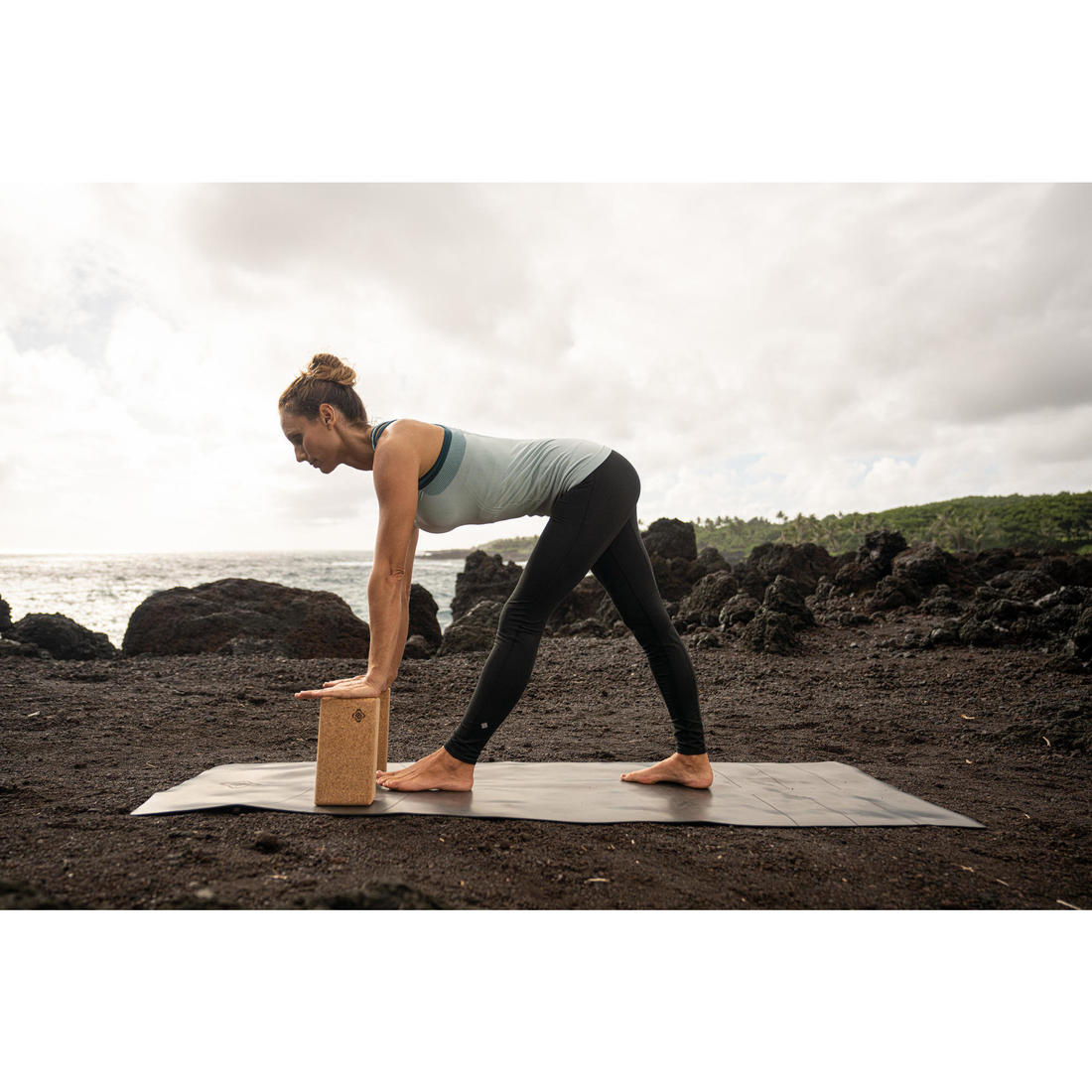 DEBARDEUR YOGA DYNAMIQUE FEMME SANS COUTURES BLANC