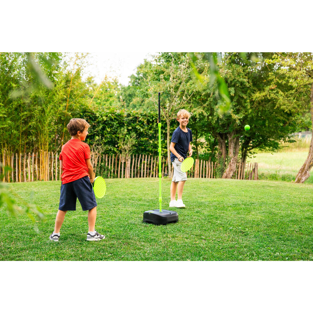 Pack de Speedball (1mât, 2 raquettes et 1 balle) TURNBALL JUNIOR NOIR JAUNE