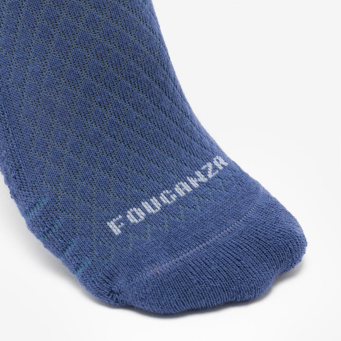 Chaussettes d'équitation enfant sks 500 motifs poneys marine et rose. lot de 2