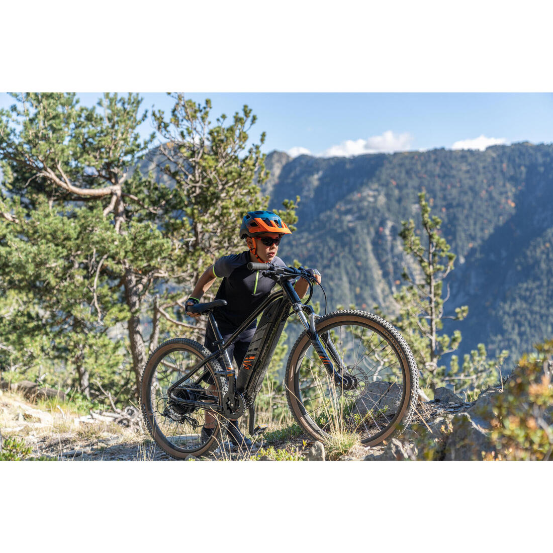 Vtt electrique enfant rockrider e st 500 26 pouces 9-12 ans