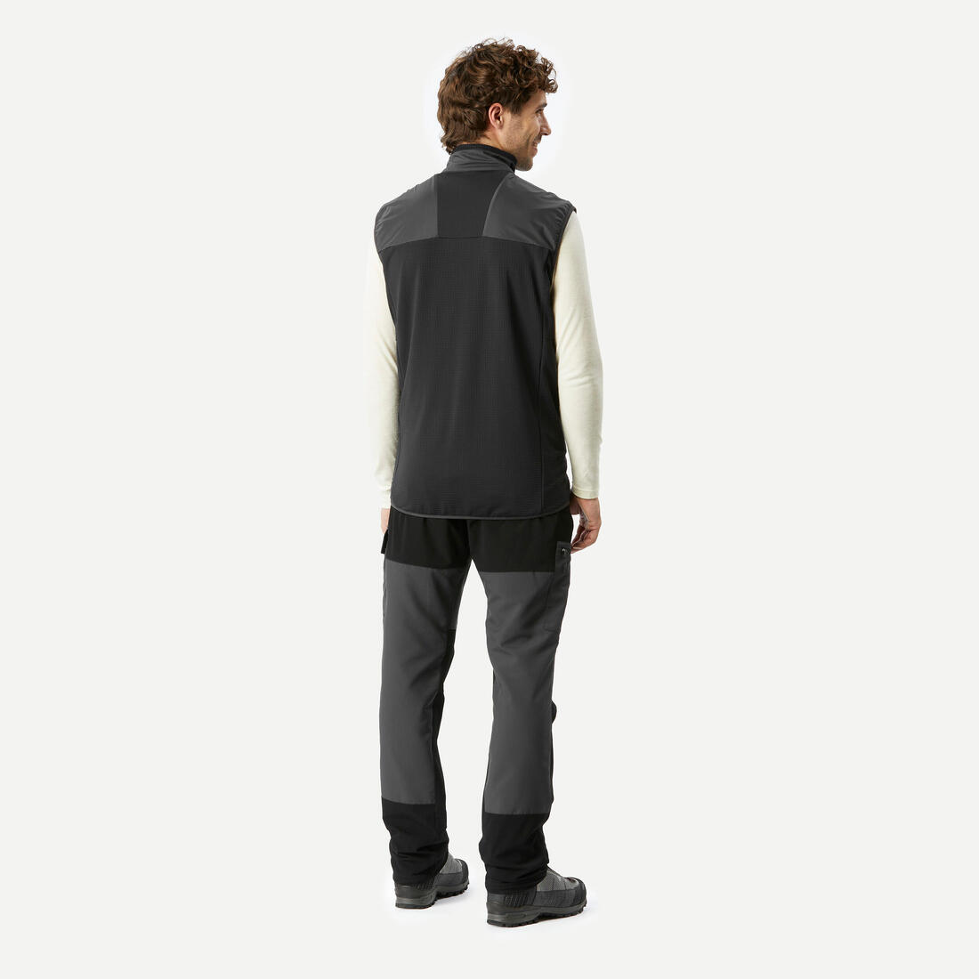 Gilet de trek coupe-vent sans manches homme - mt500