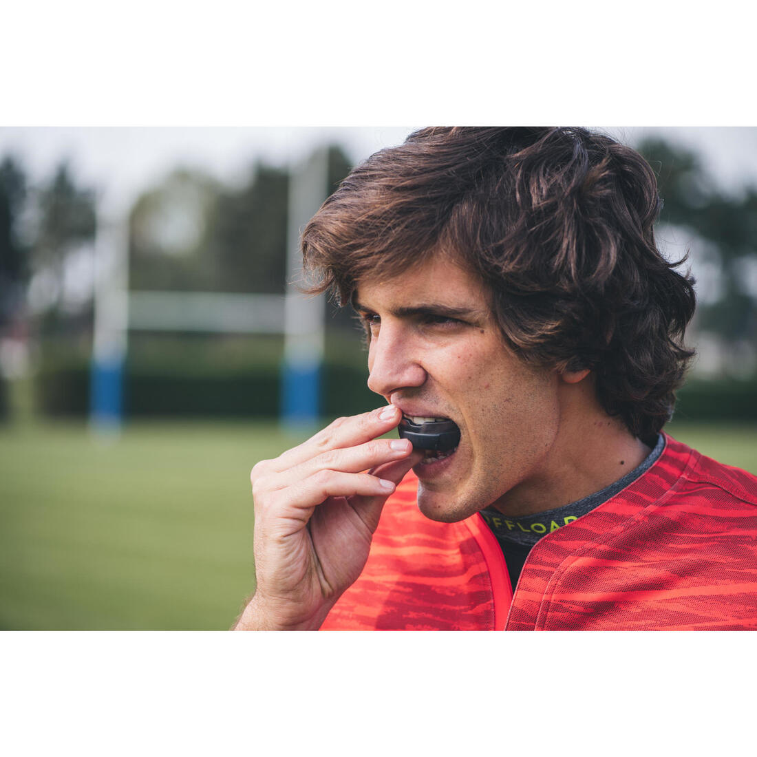 Protège dents de rugby Taille M - R500 Bleu