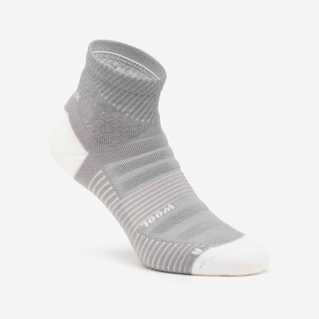 Chaussettes de randonnée mid laine (2 paires) adulte, Hike 900