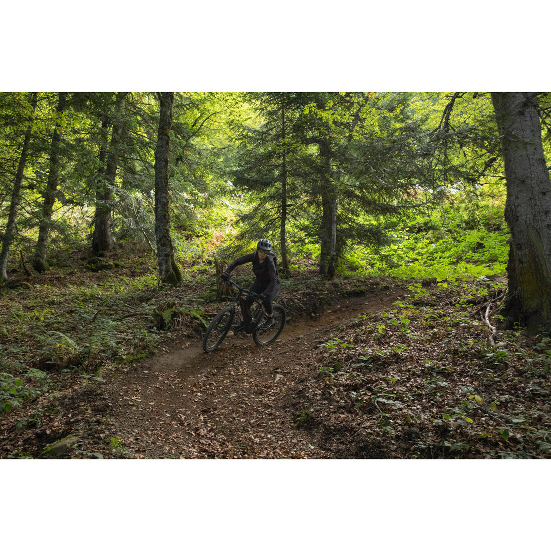 vélo VTT électrique semi-rigide 27,5" - E-ST 500 prune