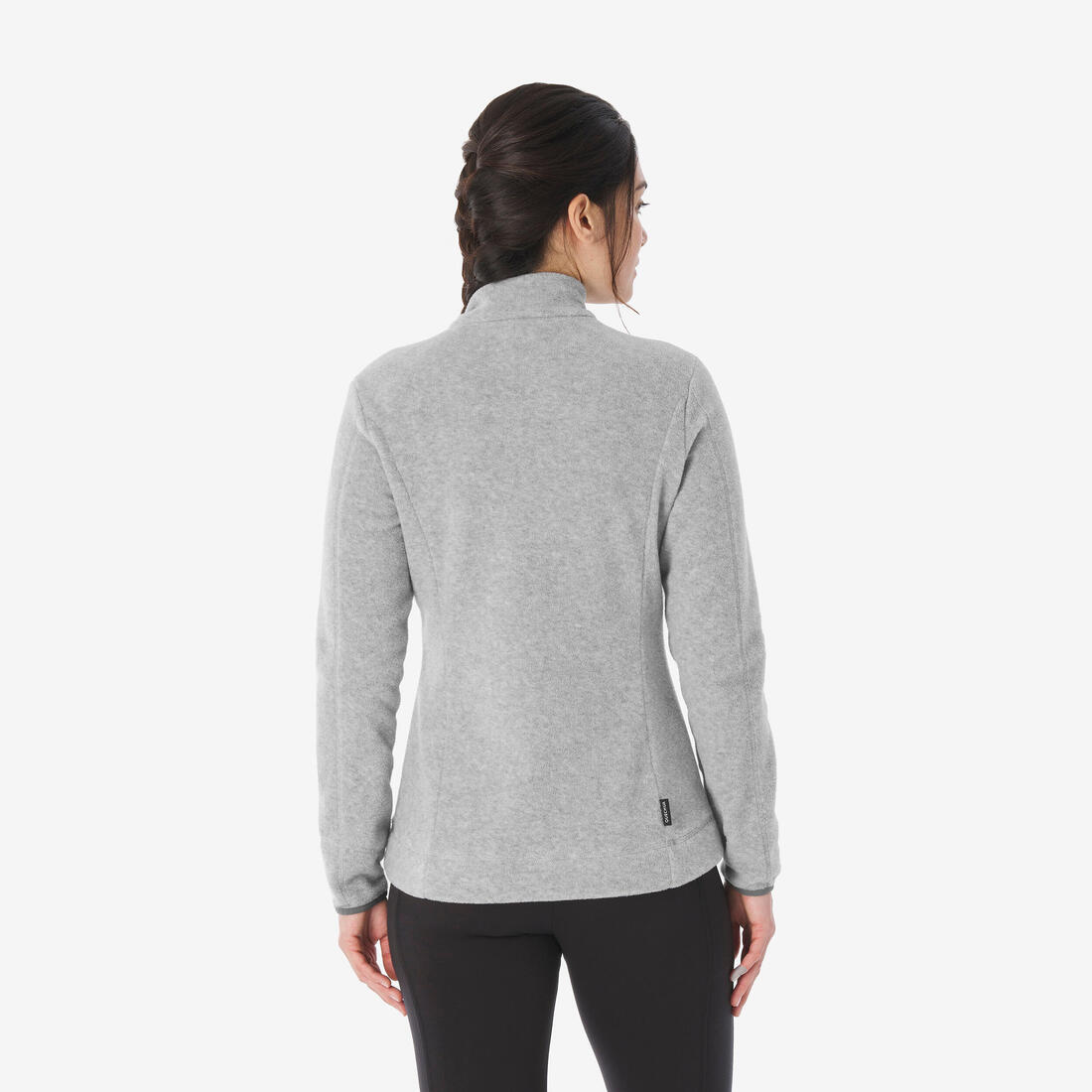 Polaire de randonnée montagne femme, MH100 full zip