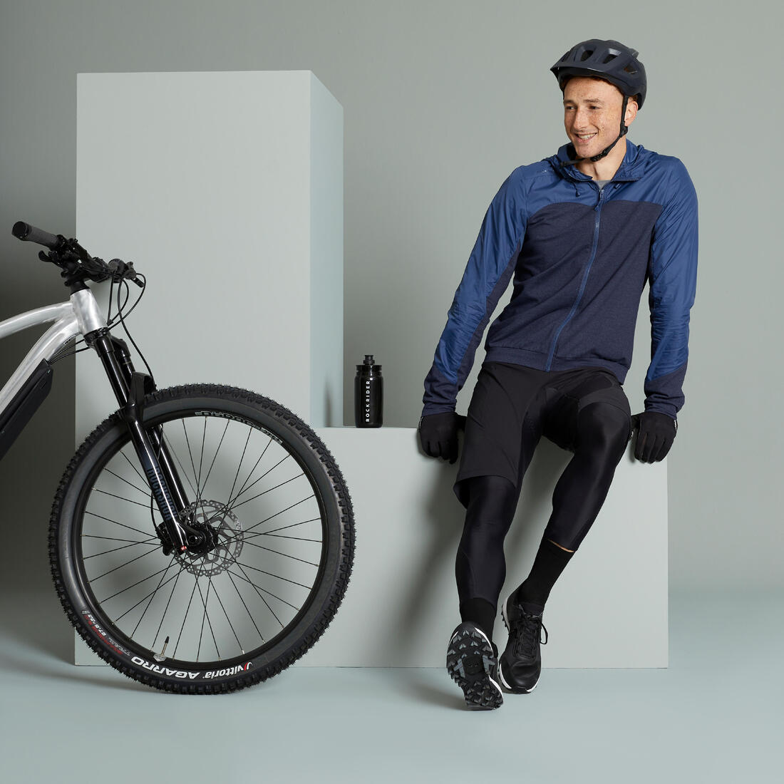 COUPE VENT VELO VTT BLEU