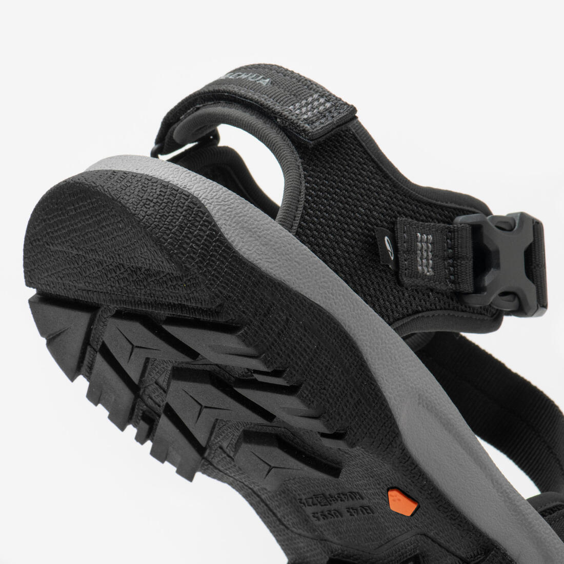 Sandale de randonnée homme, NH500 gris foncé