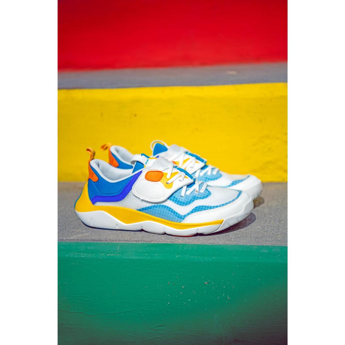Chaussures de sport à scratch faciles à enfiler enfant,Playful City multicoclore