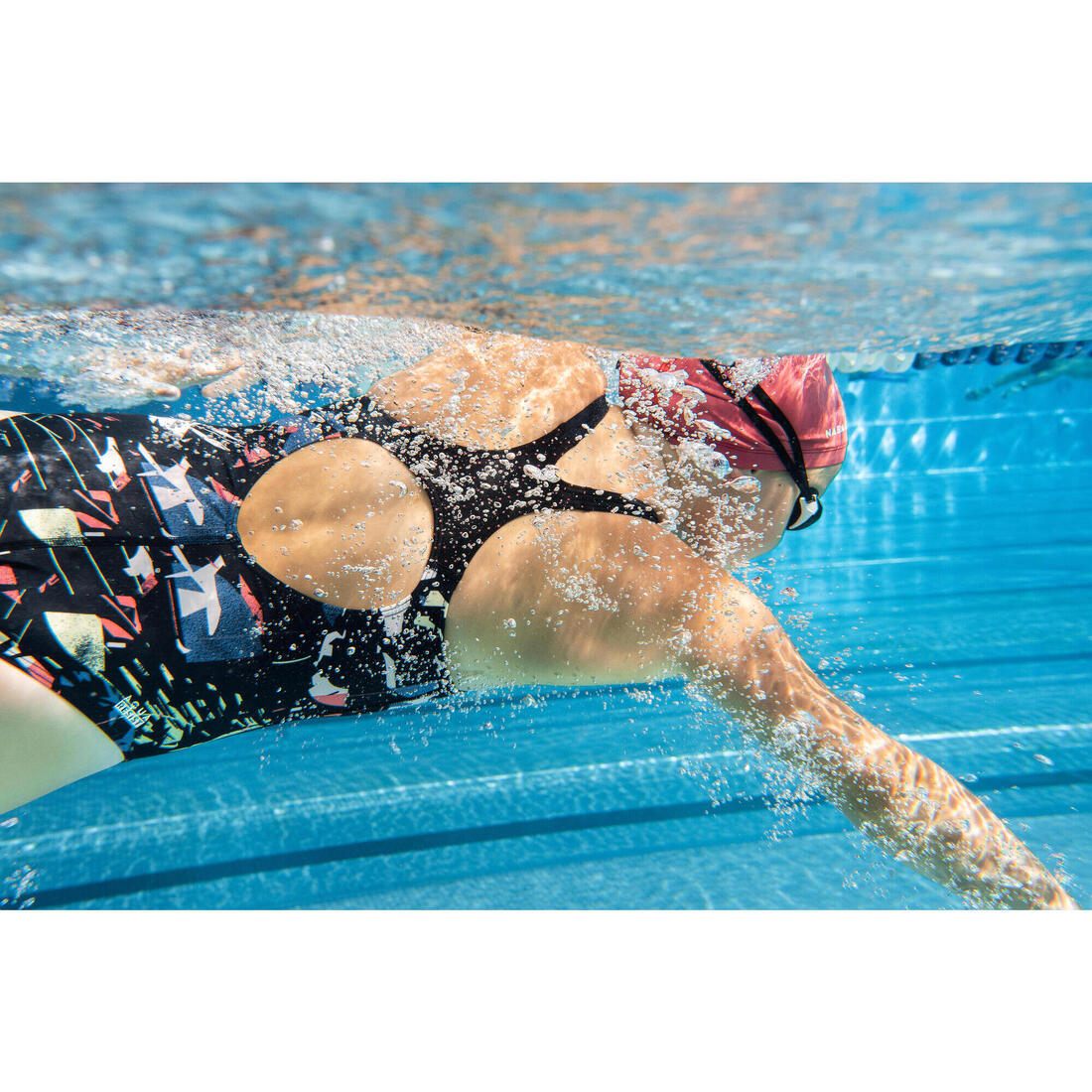 Maillot de bain de natation une pièce fille Kamyleon Star