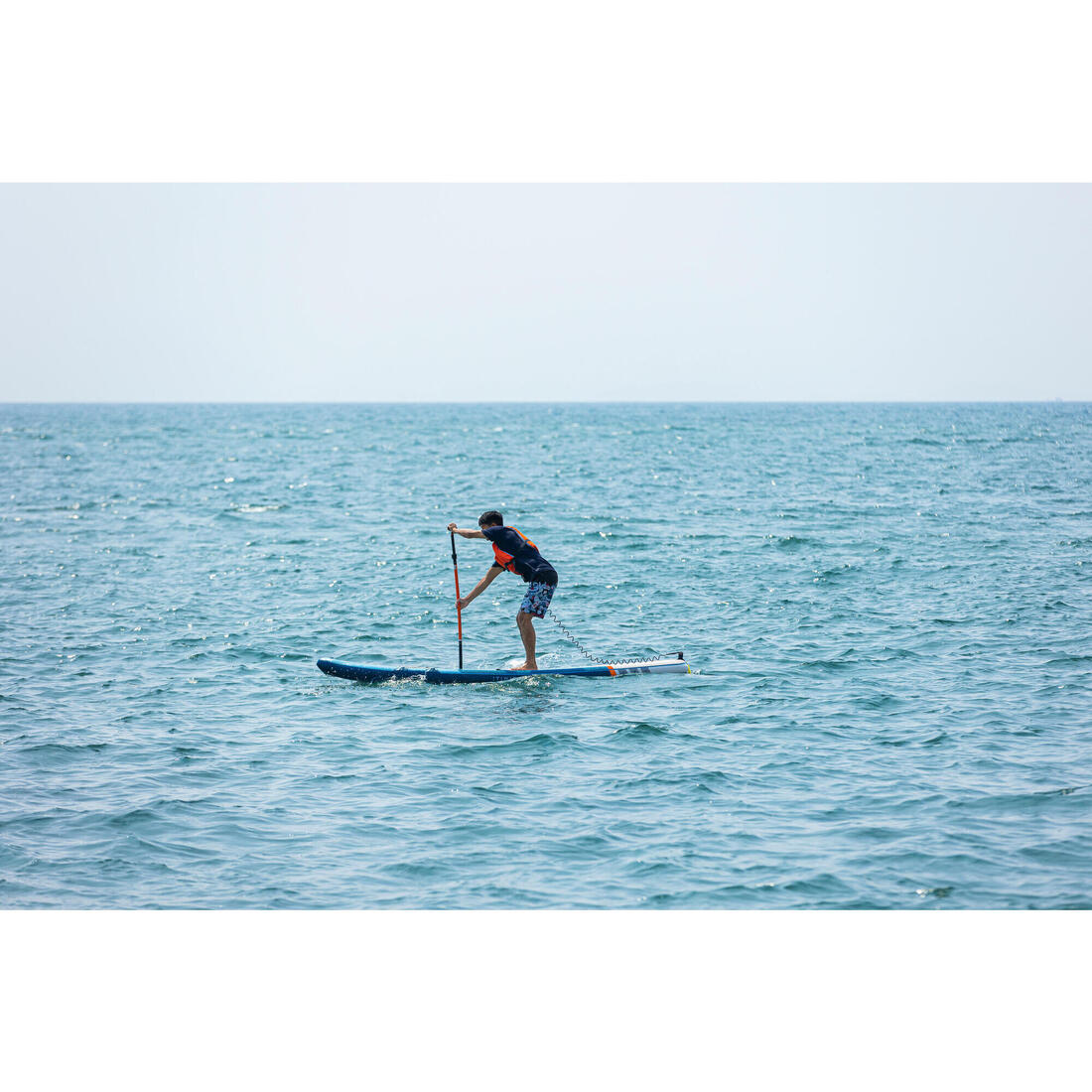 Pagaie de stand up paddle 500 en 2 parties - 170-210 cm fibre et