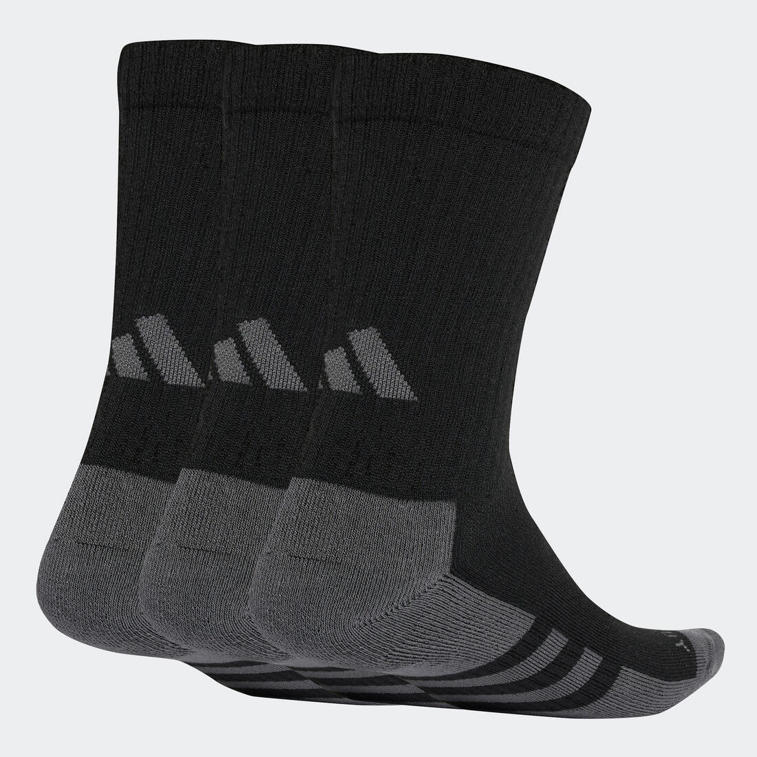 Chaussettes hautes 3 bandes Adidas - noir