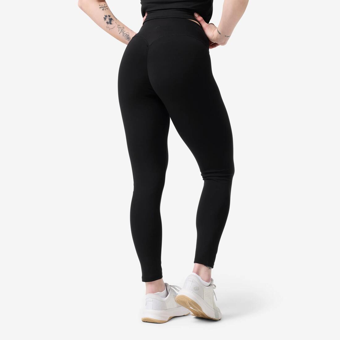 Legging de musculation froncé femme
