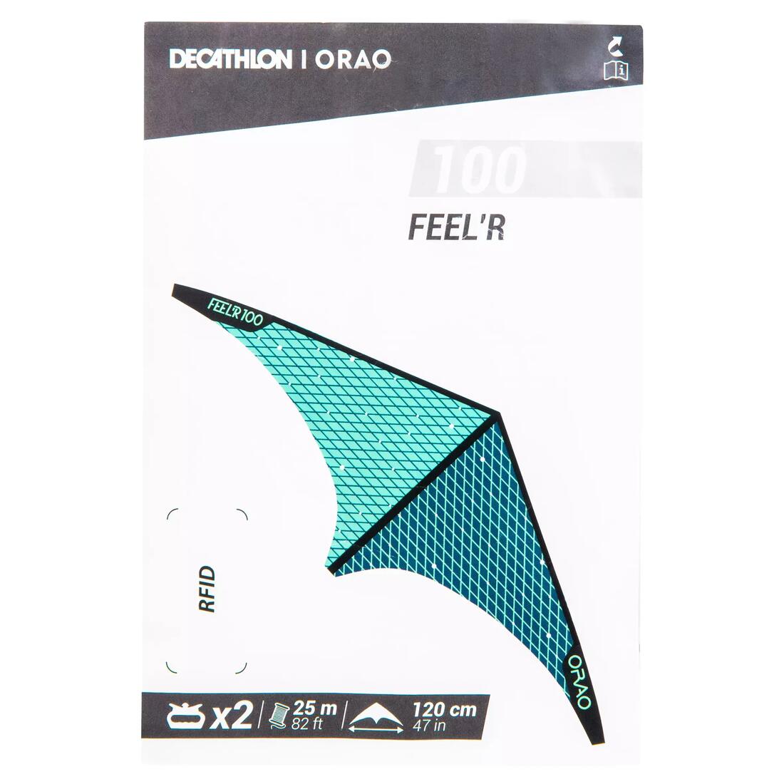 Cerf-volant pilotable, feel'r 100