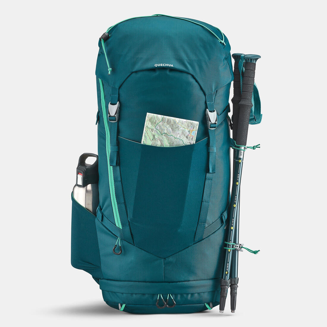 Sac à dos de randonnée 40+10L confortable et ventilé enfant, MH900