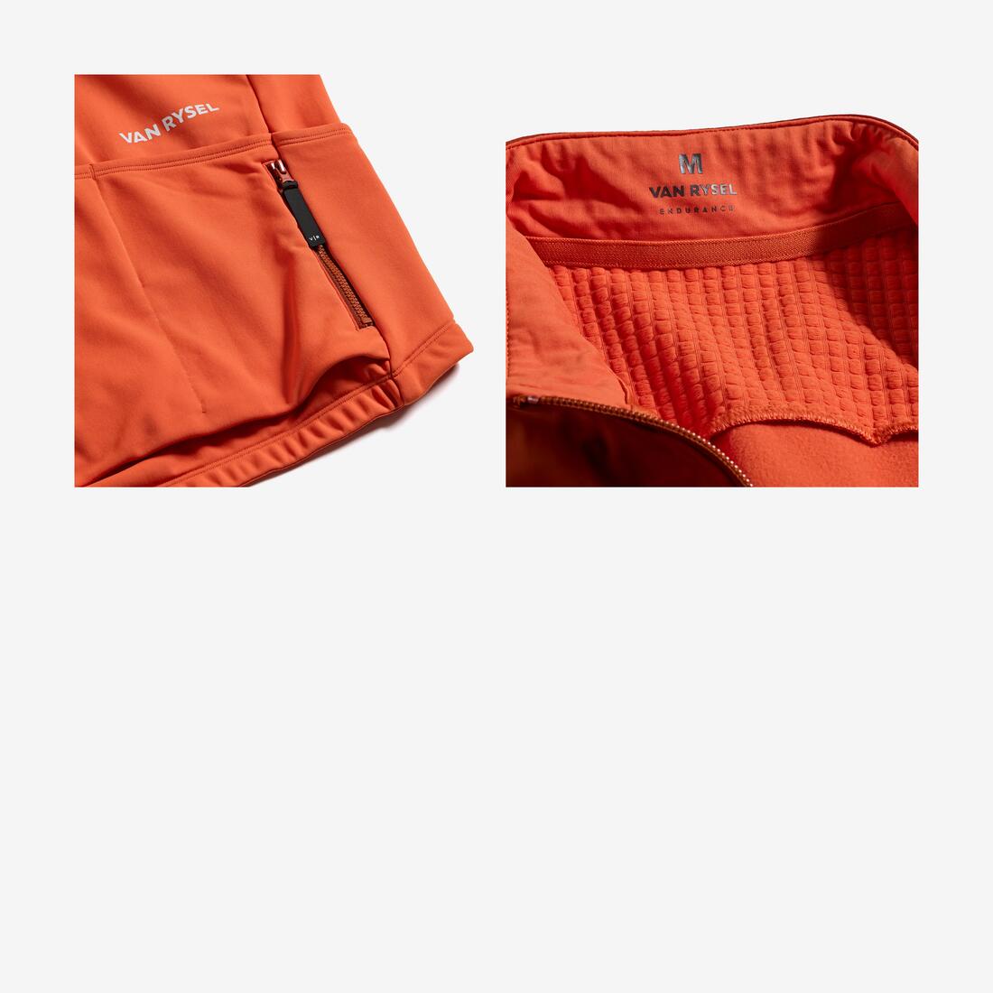 Maillot de vélo de route manches longues mi-saison homme, noir EDR