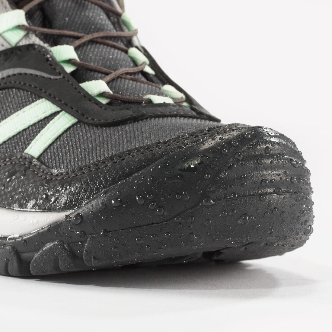 Chaussures imperméables de randonnée enfant avec lacet -CROSSROCK - 35-38
