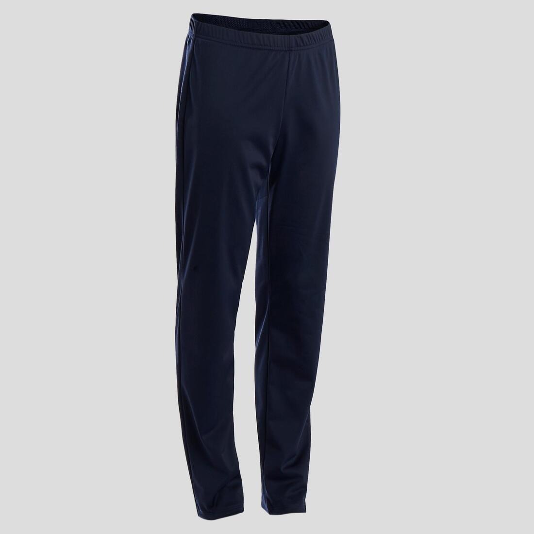 Survêtement enfant synthétique respirant - Gym'y bleu, pantalon marine