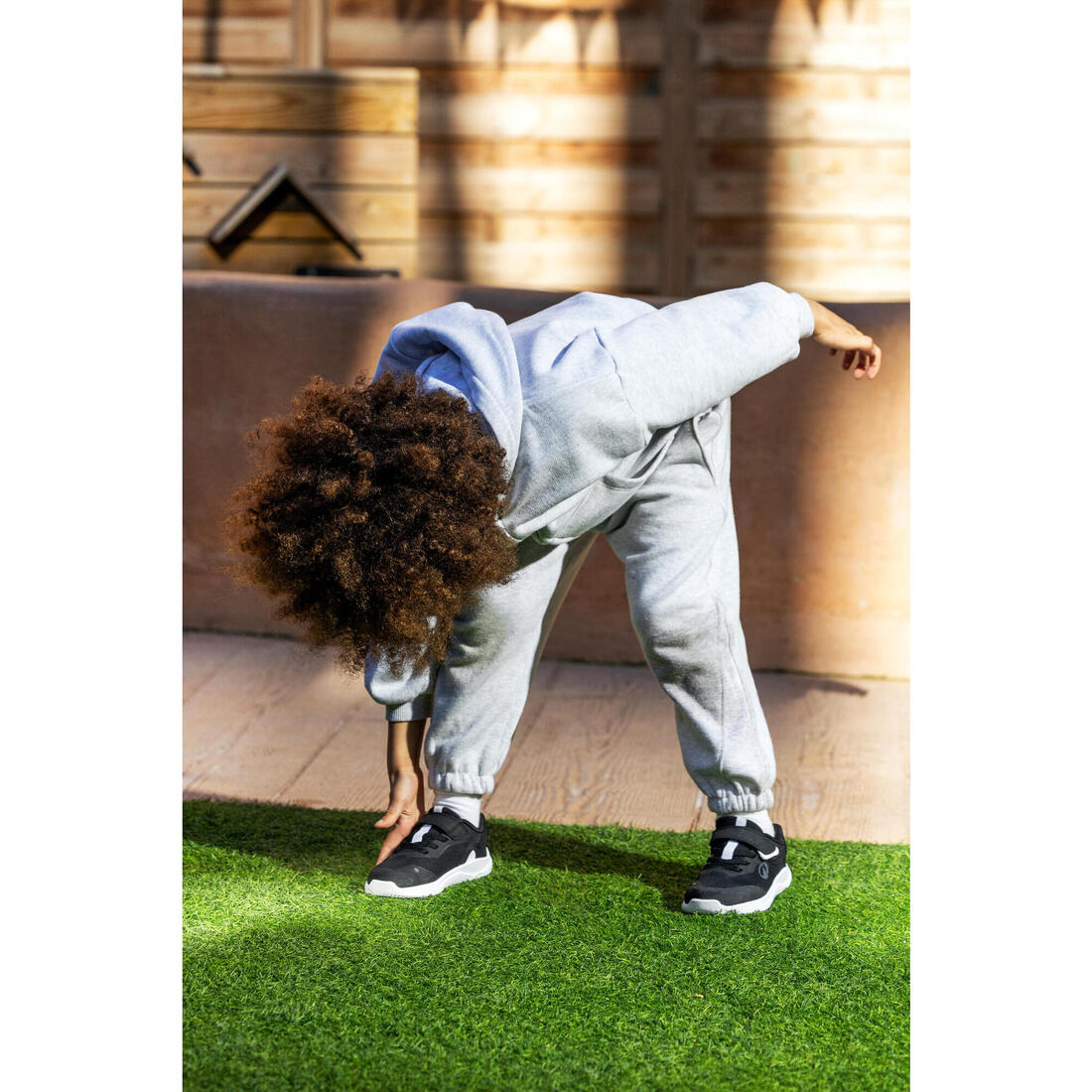 Chaussures Barefoot à scratch respirantes enfant, Stepper Sporty violet et