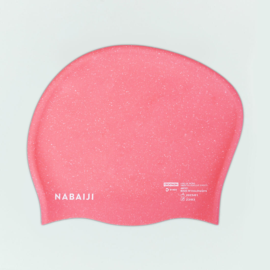 Bonnet de bain en silicone pour cheveux longs taille unique