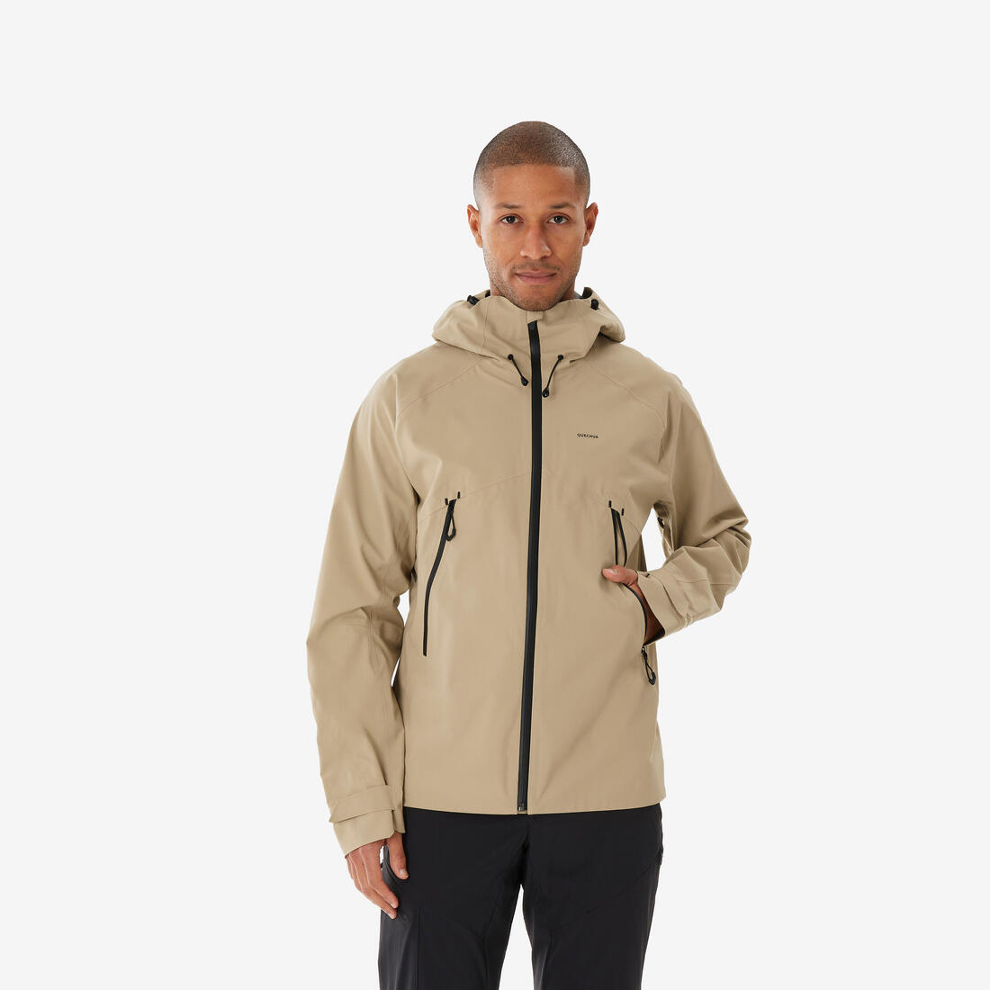 Veste imperméable et respirante de randonnée homme, MH500