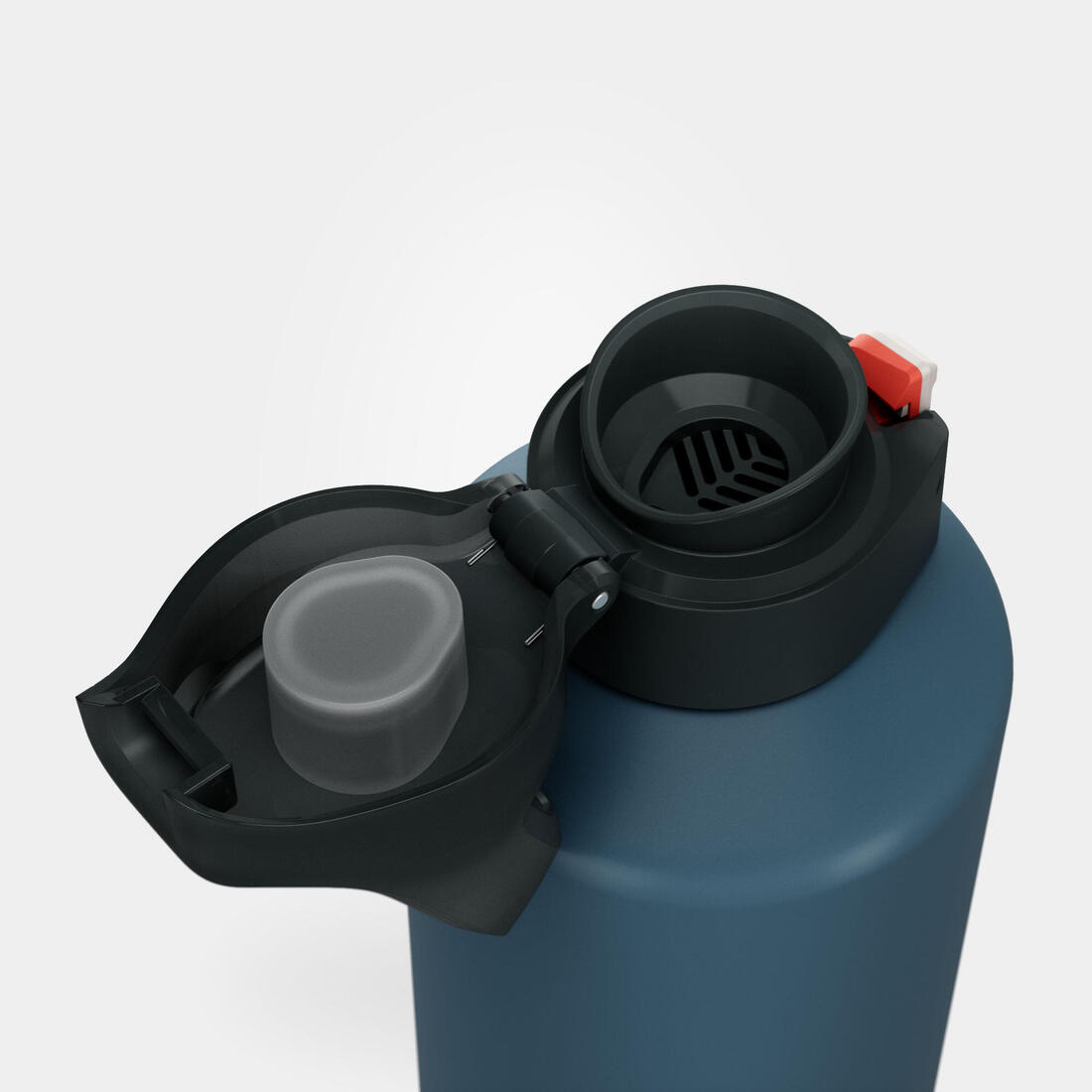 Gourde alu 1,5l avec bouchon à ouverture rapide pour la randonnée
