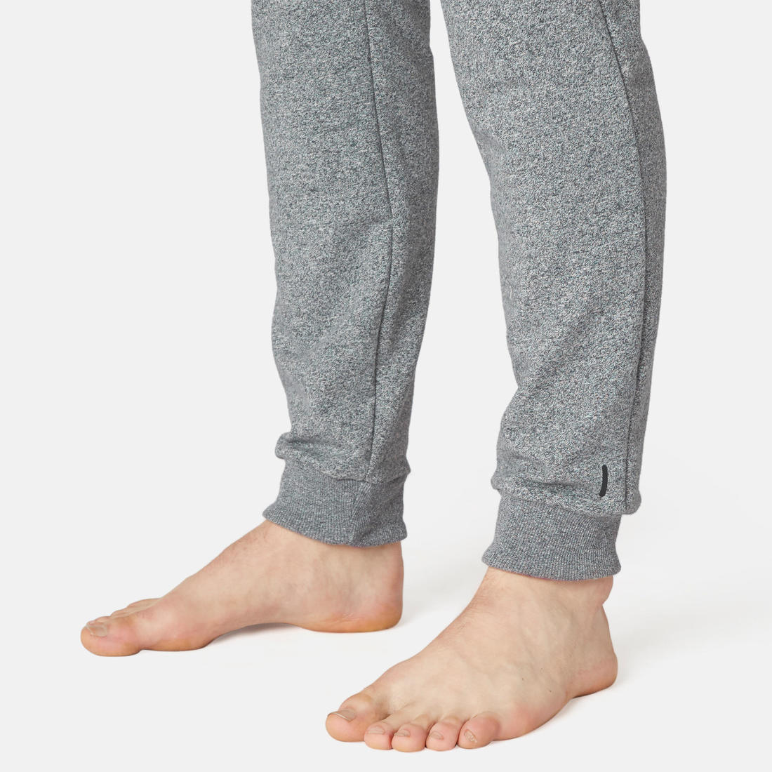 Pantalon jogging Fitness Slim Poches Zippées Gris Foncé
