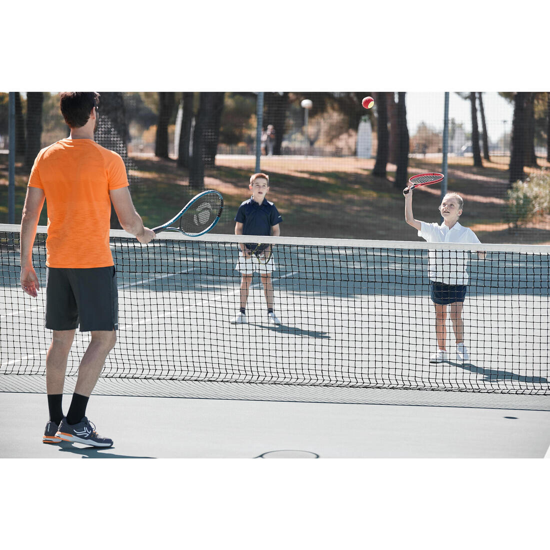 SET TENNIS FAMILY DUO 2 RAQUETTES 2 BALLES 1 HOUSSE