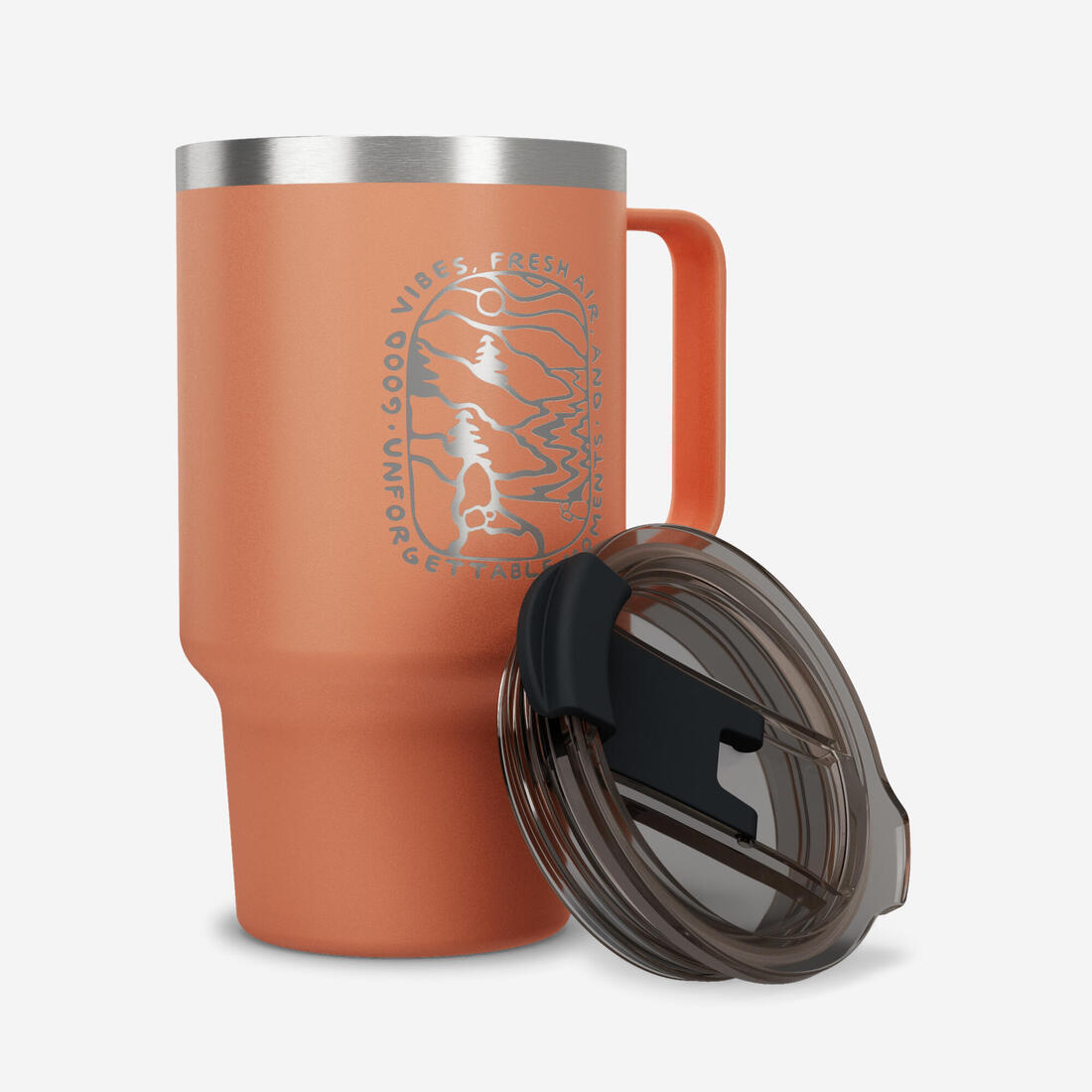 Mug 900 isotherme 0,5L en inox, pour le camping, la randonnée/trekking